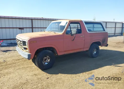 1983 Ford Bronco U100 из США, поврежденный, VIN 1FMDU15Y1DLA73484